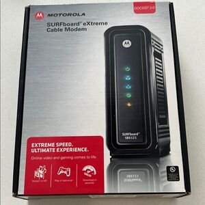Motorola Black SURFboard eXtreme Cable Modem